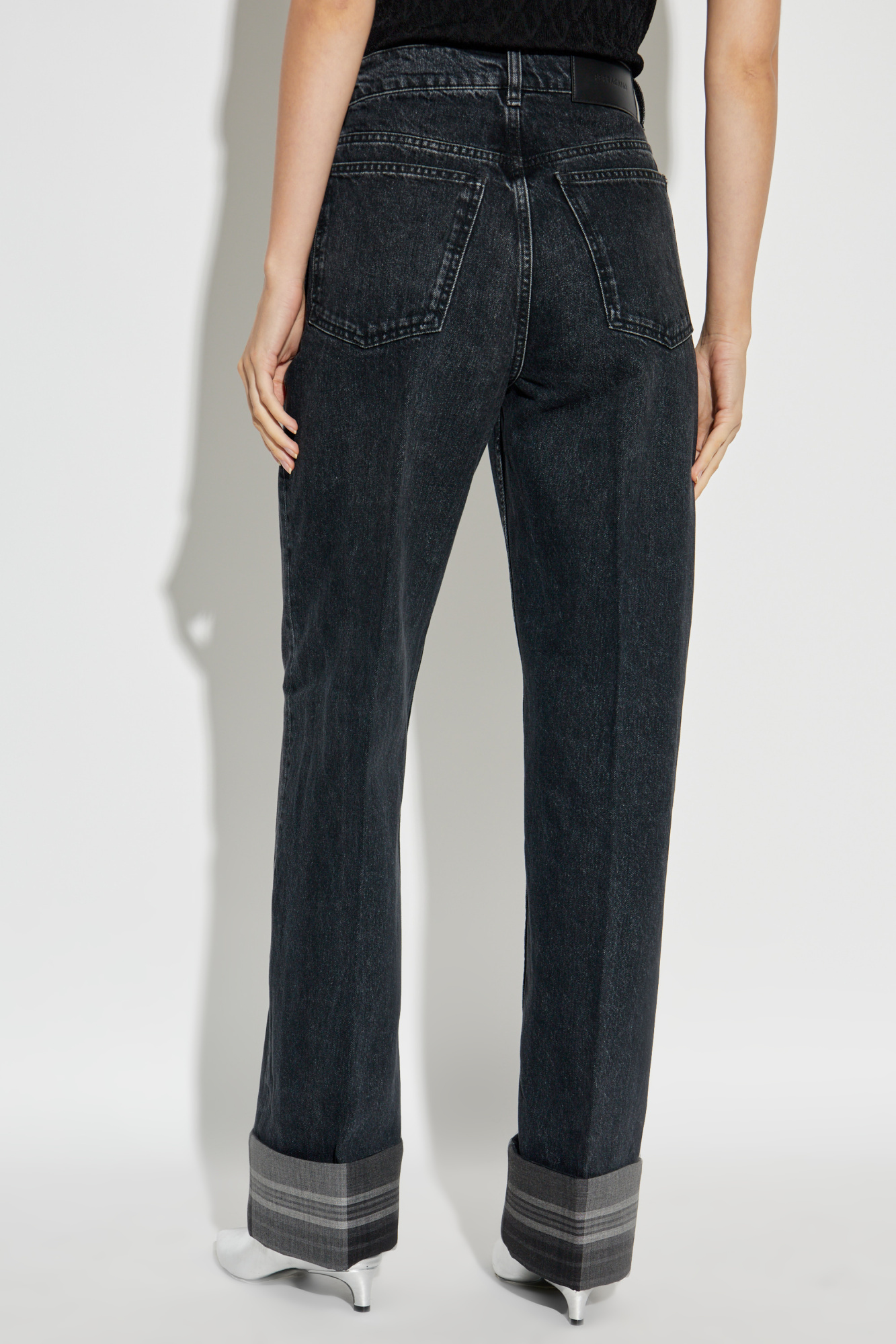 【送料&関税込】Ferragamo Straight-leg Jeans Black Straight-leg jeans FERRAGAMO - Vitkac Australia
